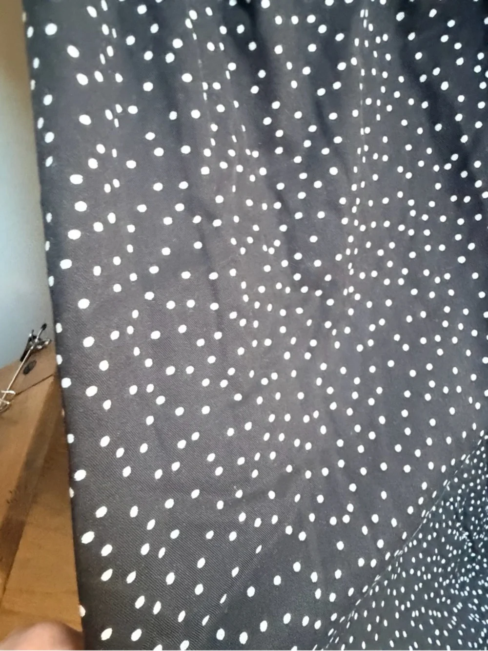 Denver Hayes Black and White Polka Dot Maxi Dress - Picture 11 of 16